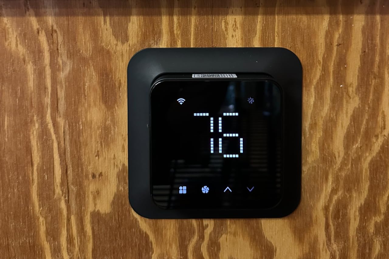 meross Smart Thermostat for Home, WiFi Thermostat Works with Matter, Alexa, Apple Home, Google Assistant, App & Voice Control, 7x24h Scheduling, Energy Saving, C-Wire Required (Not Included) customer photo 2