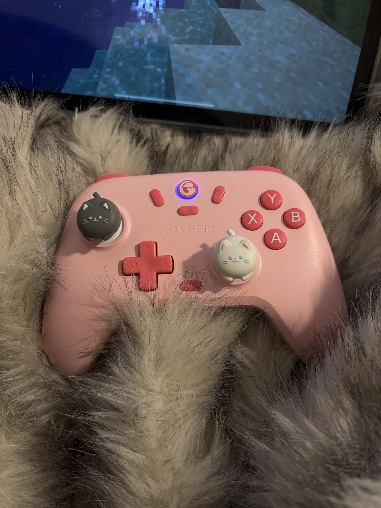 GameSir Nova Lite 2.4g Wireless Controller for Windows PC, iPhone, Android, Switch & Steam Deck, Bluetooth Controller Gamepad with Hall Effect Trigger, Turbo, Rumble Vibration (Pink) customer photo 2