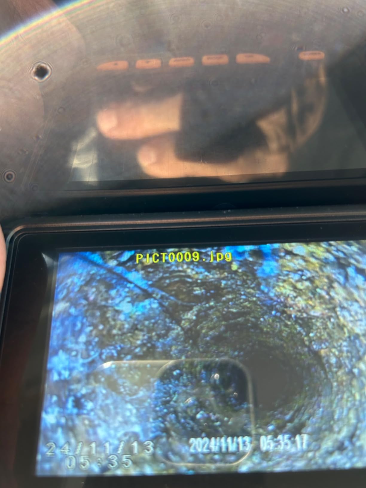 Sewer Camera 200FT,8500mAH 32GB HD JQKJCAM Duct Drain Pipe Inspection Camera with 12 Light 4.3