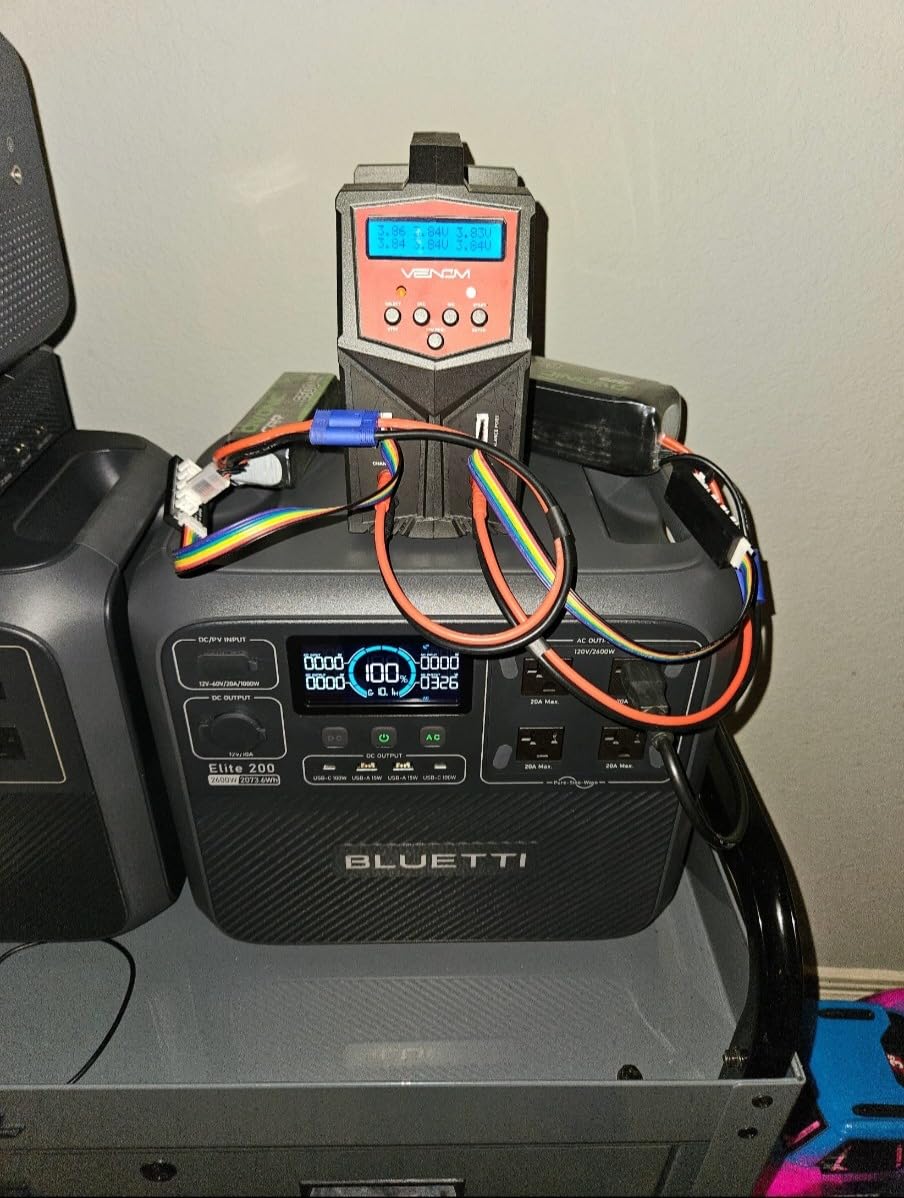 Elite 200 V2 Portable Power Station, 2073.6Wh LFP Battery Backup w/ 4 2600W AC Outlets (3900W Power Lifting), 0-80% Fast Charging in 50 Min, Solar Generator for Camping, Off-grid and Emergency customer photo 2