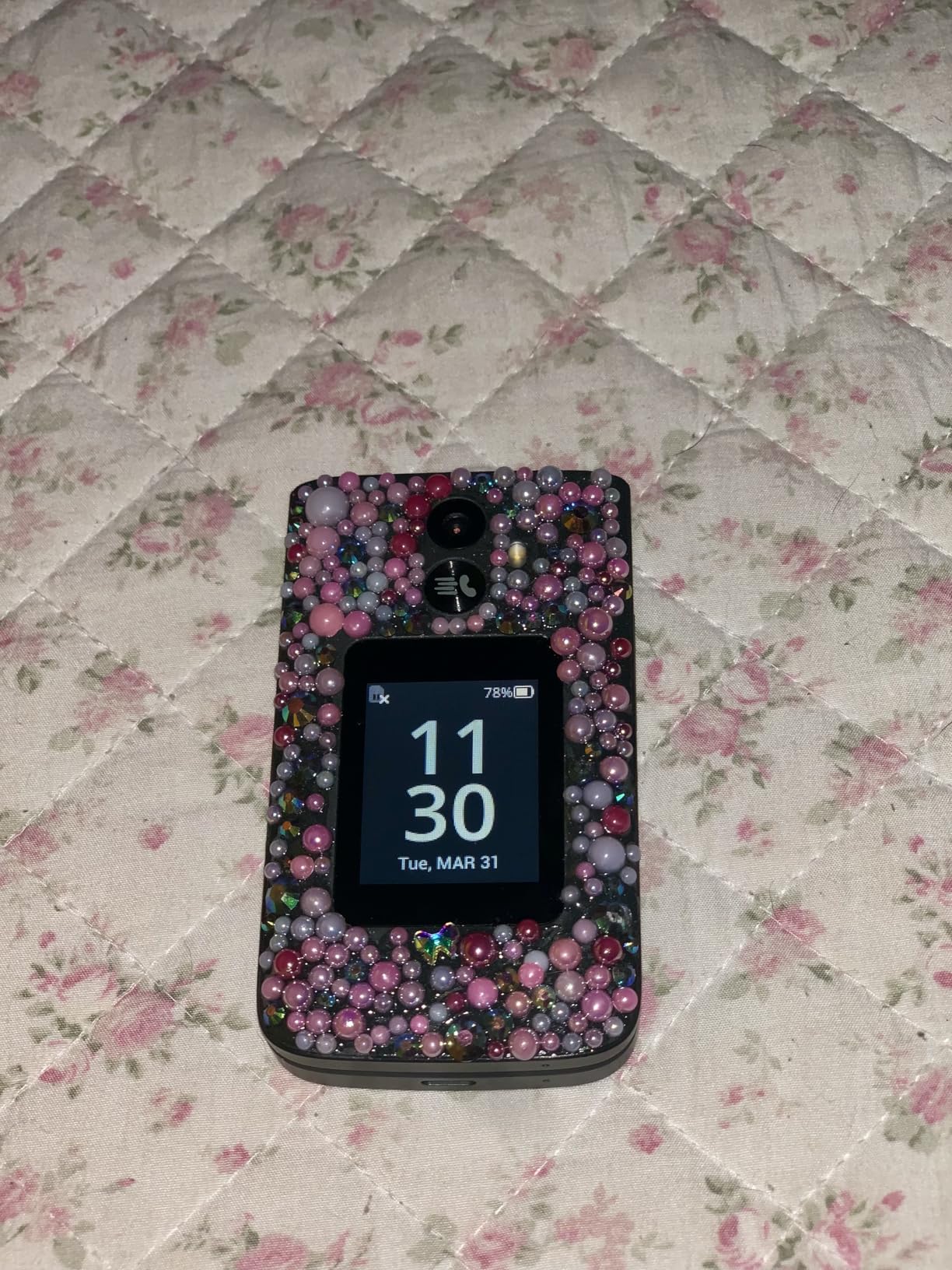 TCL FLIP 3, 16GB, Flip Phone, Stone Gray, 5MP Video Capable Camera, Locked [Sim Card Included] customer photo 2