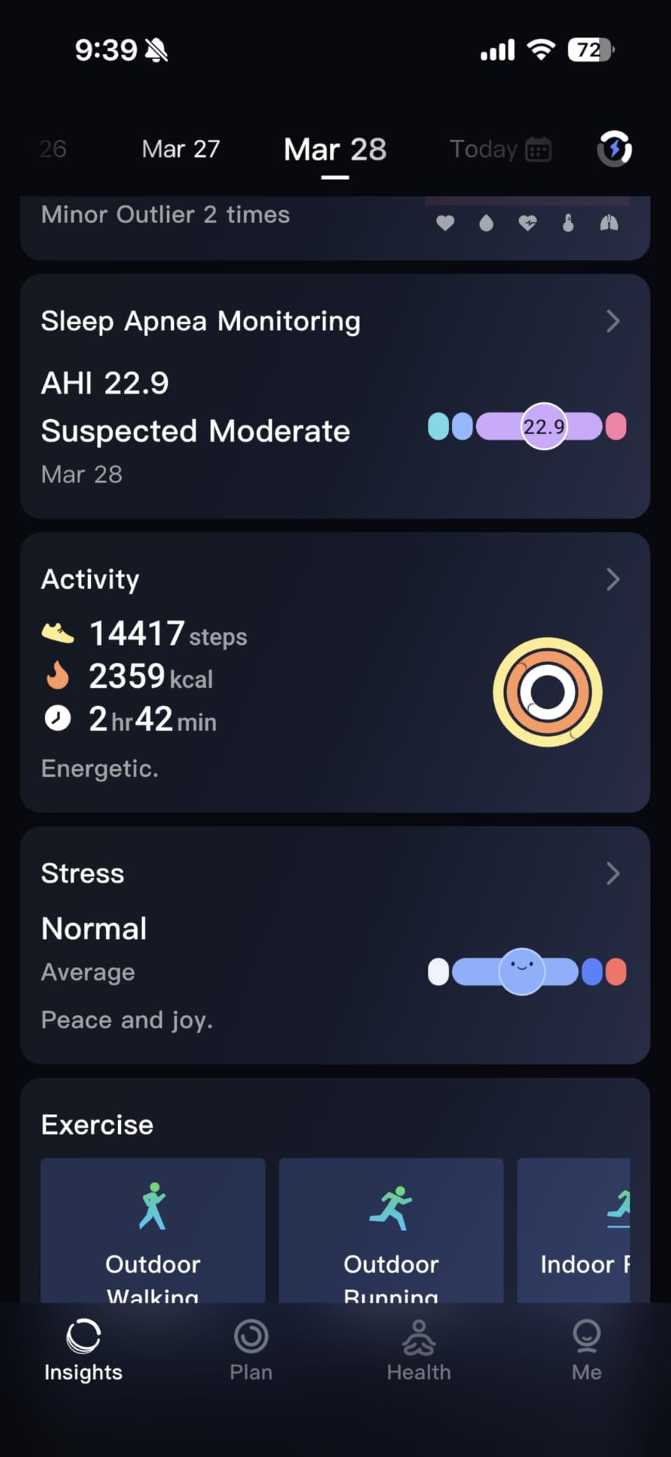 RingConn Gen 2, World's First Smart Ring with Sleep Apnea Monitoring, No APP Subscription, 12-Day Battery Life, Stress/Heart Rate/Women's Health Tracker, Android & iOS Compatible (Black, Size 10) customer photo 2