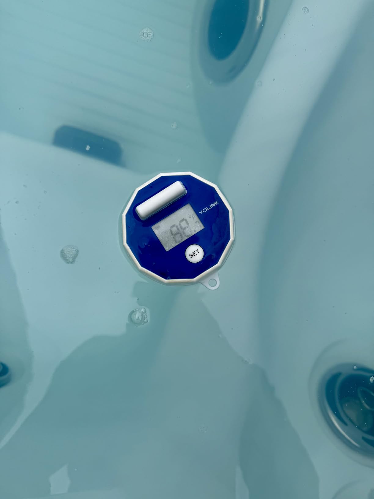 YoLink Smart Pool Floating Thermometer, 1/4 Mile Range, 5+ Years Battery Life, Emails, Text, App Alerts, Alexa, IFTTT. Pool, Hot Tub, Fish Tank. Hub Required! customer photo 1