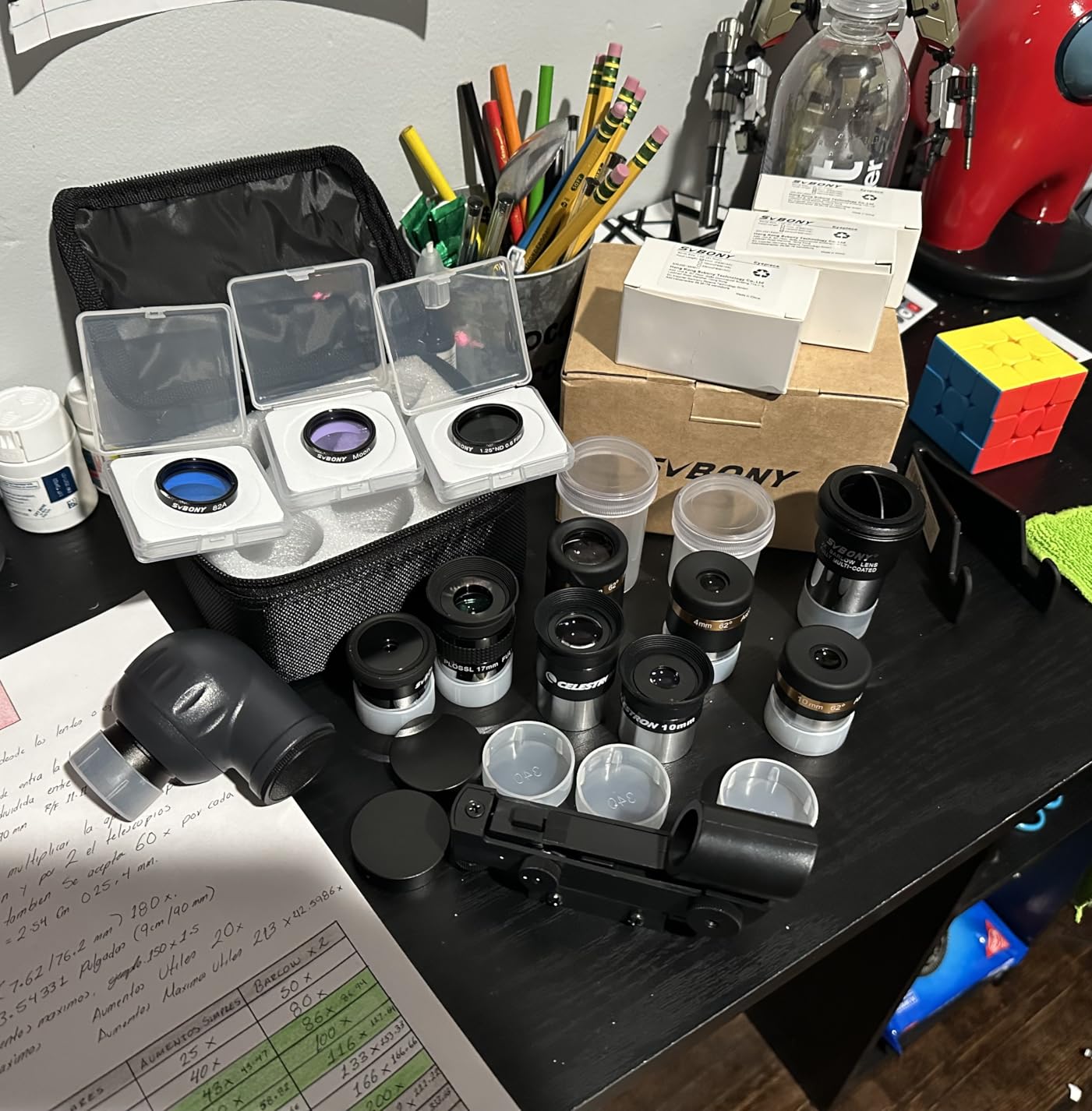 SVBONY SV233 7-Piece Eyepiece & Filter Accessory Kit customer photo 1