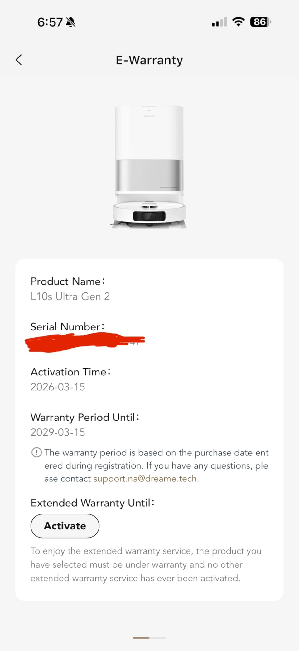 DREAME L10s Ultra Gen 2 Robot Vacuum and Mop, 10,000Pa Suction, MopExtend Tech, All-in-One Base Station, 75 Days Auto-Empty, Mop Self-Washing&Drying, Smart Obstacle Avoidance, Carpet Cleaning customer photo 1