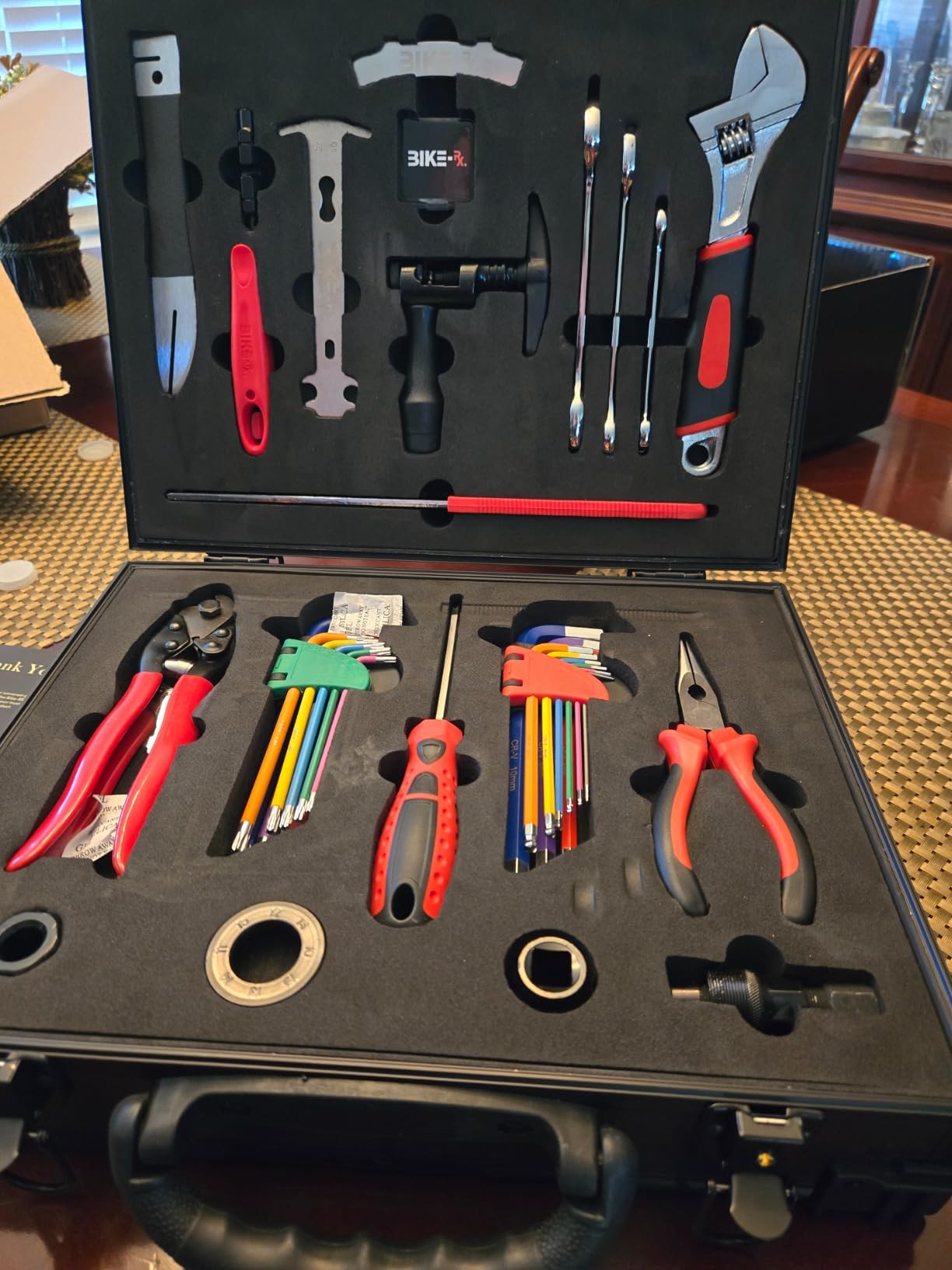 Elite 37-Piece Bike Tool Kit - Bicycle Repair & Maintenance Set for Mountain, Road, BMX & E-Bikes, w/Chain Breaker, Tire Repair Tools & Locking Hard Case customer photo 1