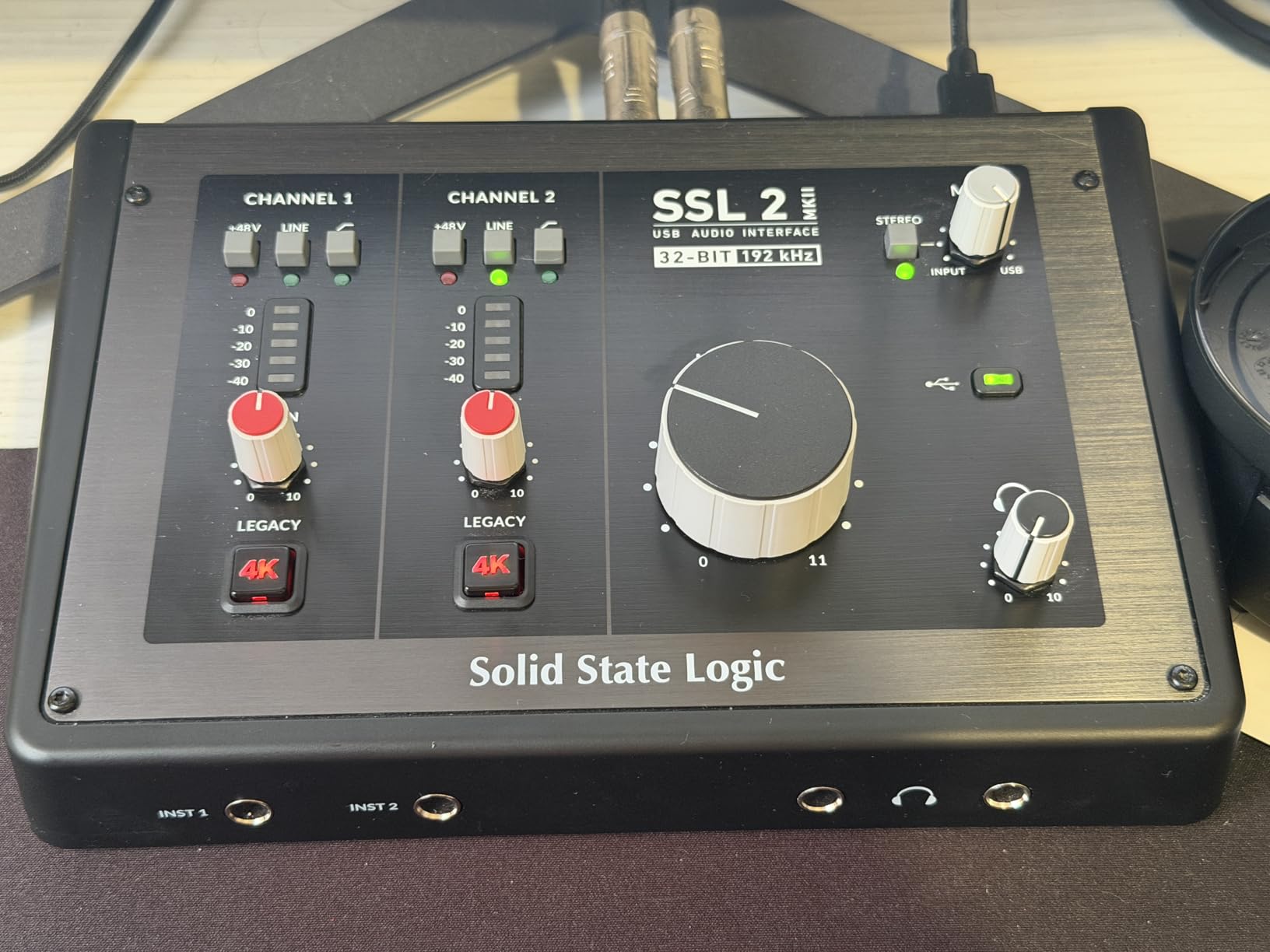 Solid State Logic SSL 2 MKII USB Audio Interface with 4K Analog Enhancement customer photo 2
