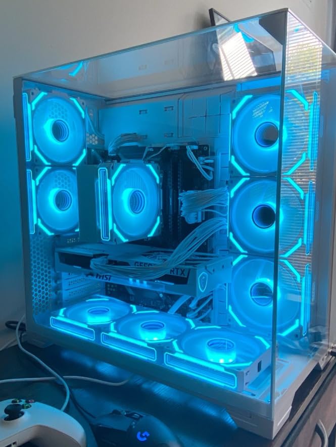 Lian Li O11Vision Compact White-Steel-Tempered Glass ATX Mid Tower Computer Case-Back Connect Support customer photo 1