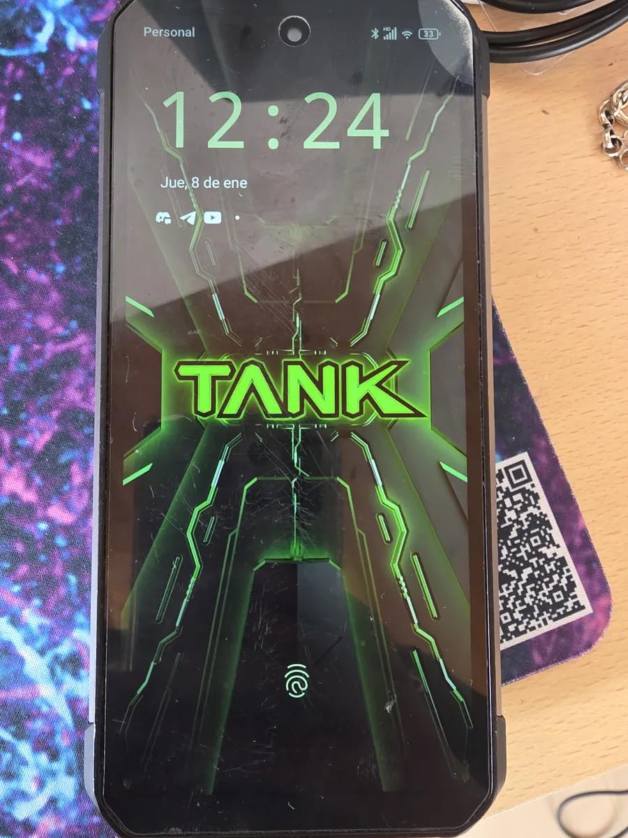 Oukitel Tank 3 Pro Rugged Smartphone Unlocked, Android 14 Waterproof Rugged Cell Phone with Projector, 6.79