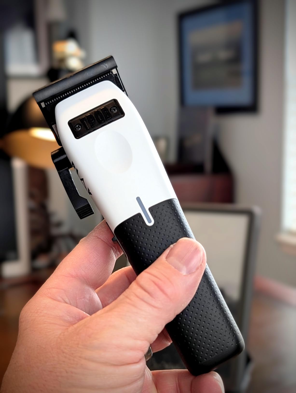TPOB Play Barber Hair Clipper and Trimmer for Men 7500 RPM with Rubber Grips (Blackout 2 Set) customer photo 1
