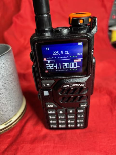 BAOFENG K5PLUS Tri-Band Ham Radio 10W Long Range, UHF VHF 1.25M Handheld Tri-Power Two Way Radio with Airband, NOAA, 2500mAh Battery, Speaker Mic, 999CH customer photo 1