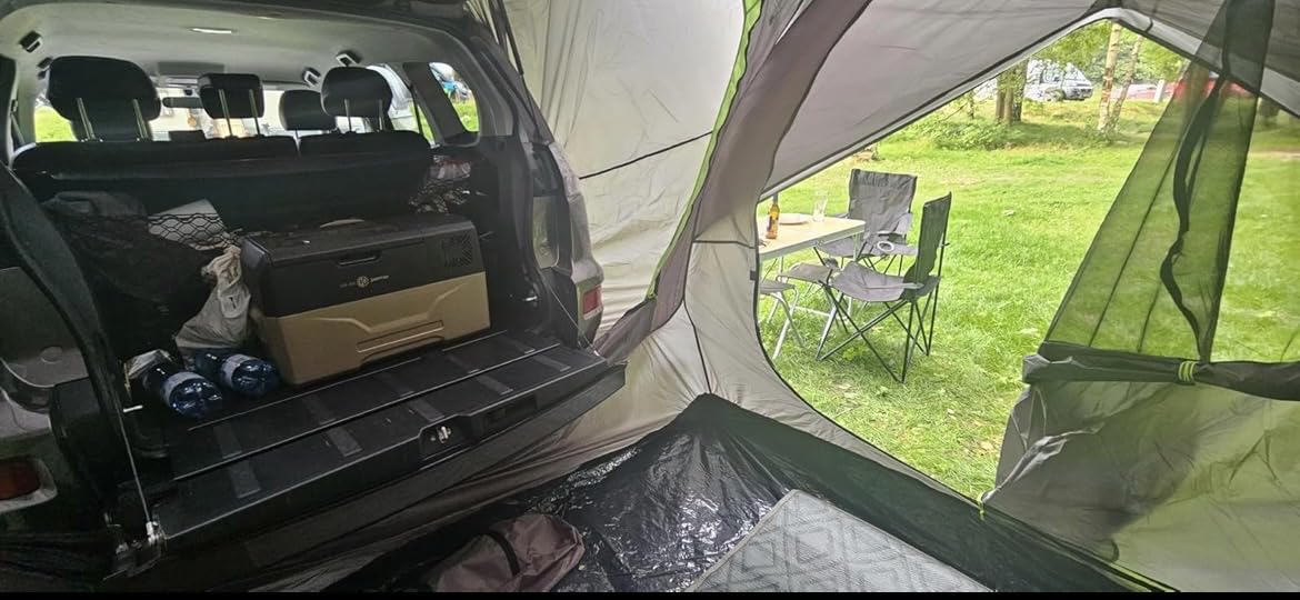 SUV Tent, Rectangle Car Tent for Family, Waterproof & Windproof for Car Camping, Large Camping Tents with Storage Bag, SUV, Van, Jeep customer photo 2