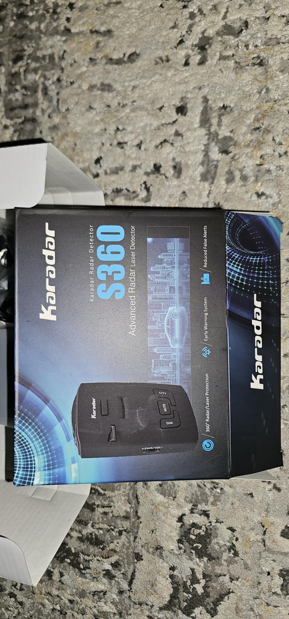 KARADAR S360 Radar Detector for Cars - 360 laserEye X/K/Ka Band Detection, VG-2 Immune, Low False Alert with City/Highway Mode, FCC Certified for North America, cop Scanner customer photo 2