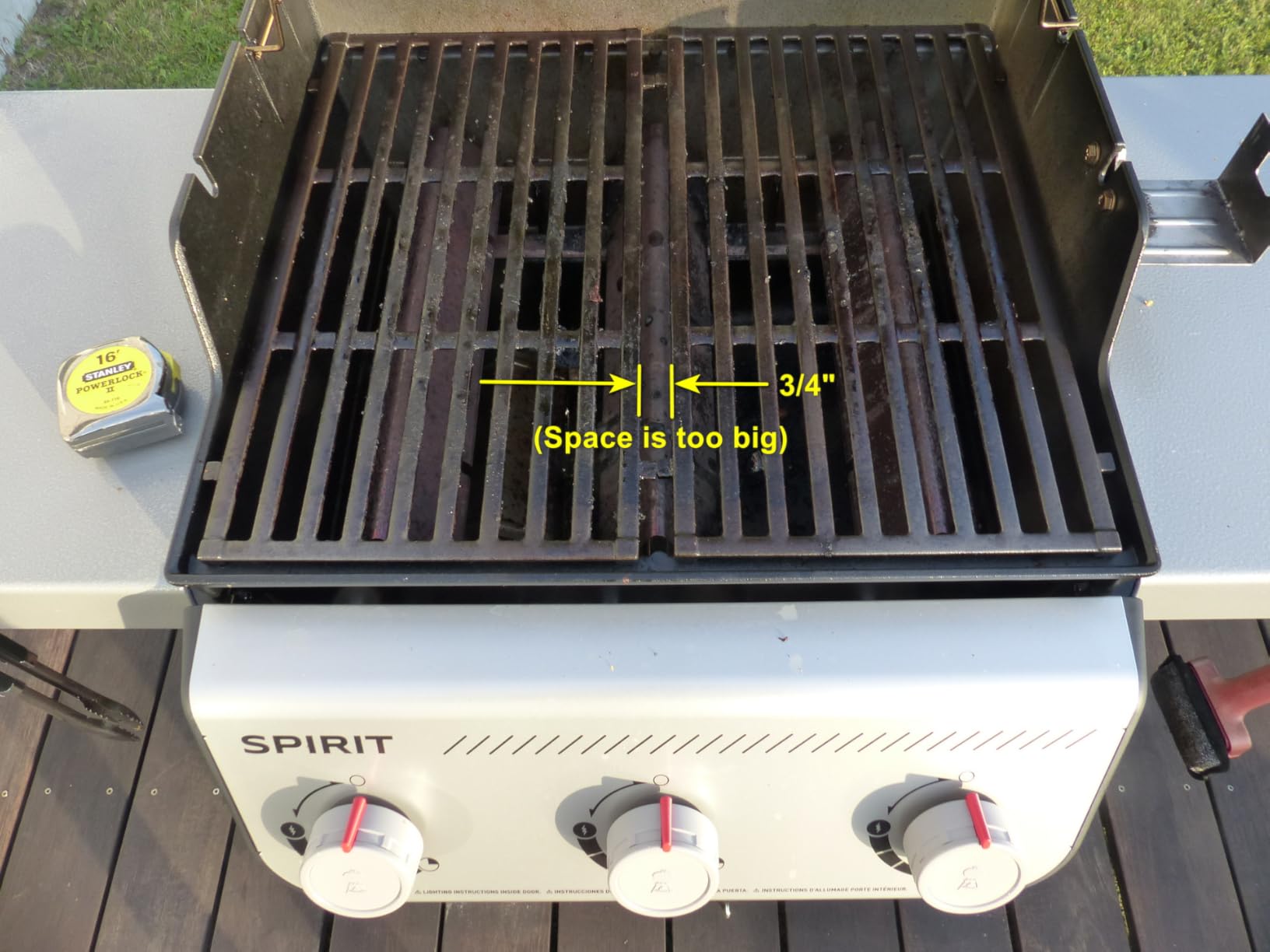 Weber Spirit E-210 Liquid Propane Gas Grill, 2 Burners, Black customer photo 1