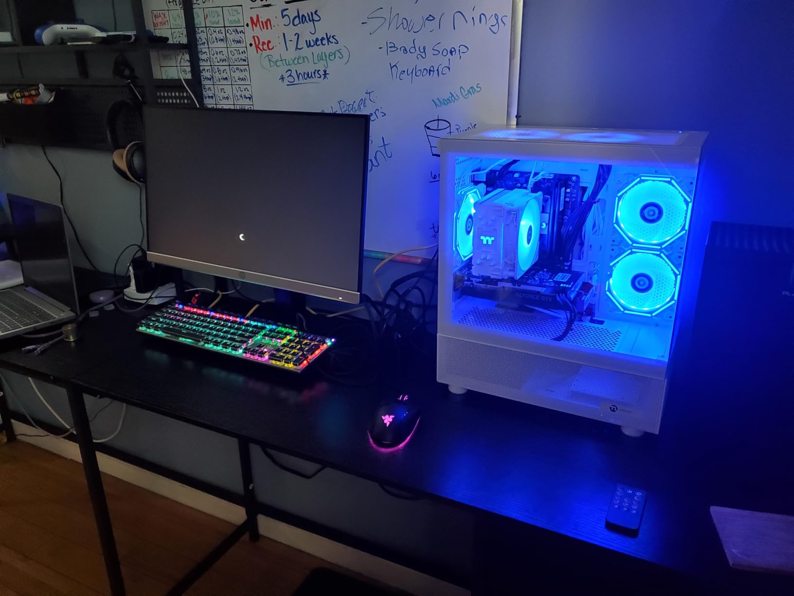 Gaming PC Desktop Computer, AMD Ryzen 5 5600GT 16GB RAM 1TB NVMe SSD, Prebuilt Tower PC with Integrated Graphics, ATX 3.0 Power, RGB Cooling Fans, Windows 11 Home for Home Office, and student(Black) customer photo 2