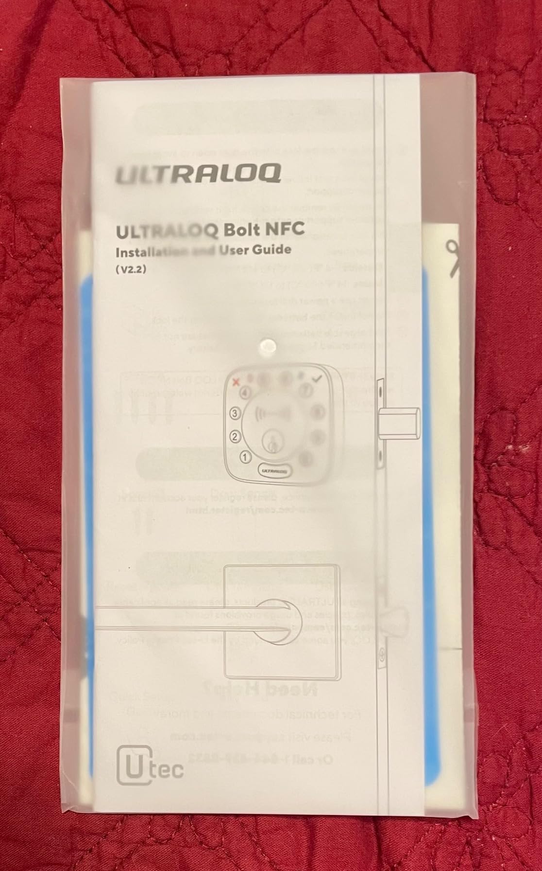 ULTRALOQ 2025 Upgrade Bolt Fingerprint Matter Smart Lock, Fingerprint Keyless Entry Door Lock, Works with Apple Home, Alexa, Google, SmartThings, IFTTT, Built in Matter Over Thread, BHMA Grade AAA customer photo 1