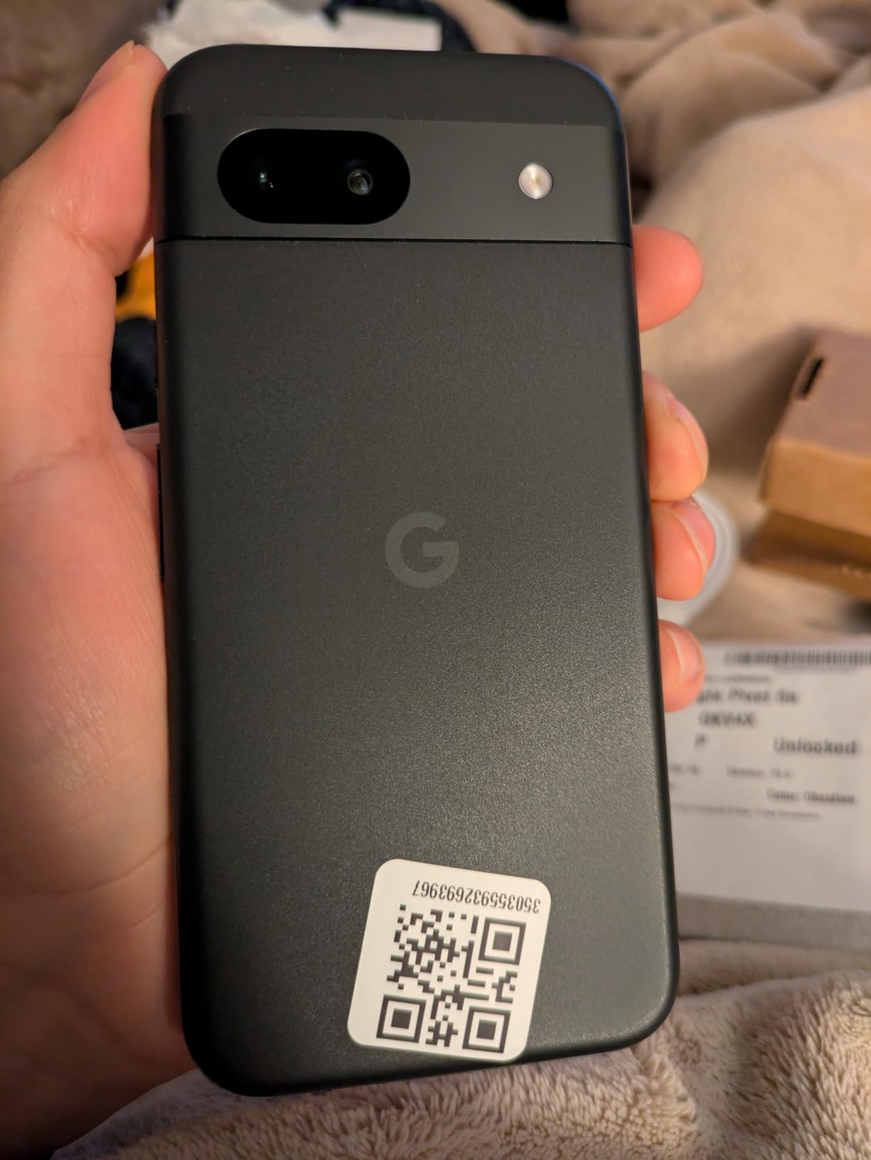 Google (Refurbished) Pixel 8a - Unlocked Android Phone AI, Advanced Pixel Camera and 24-Hour Battery - Bay - 128 GB customer photo 1