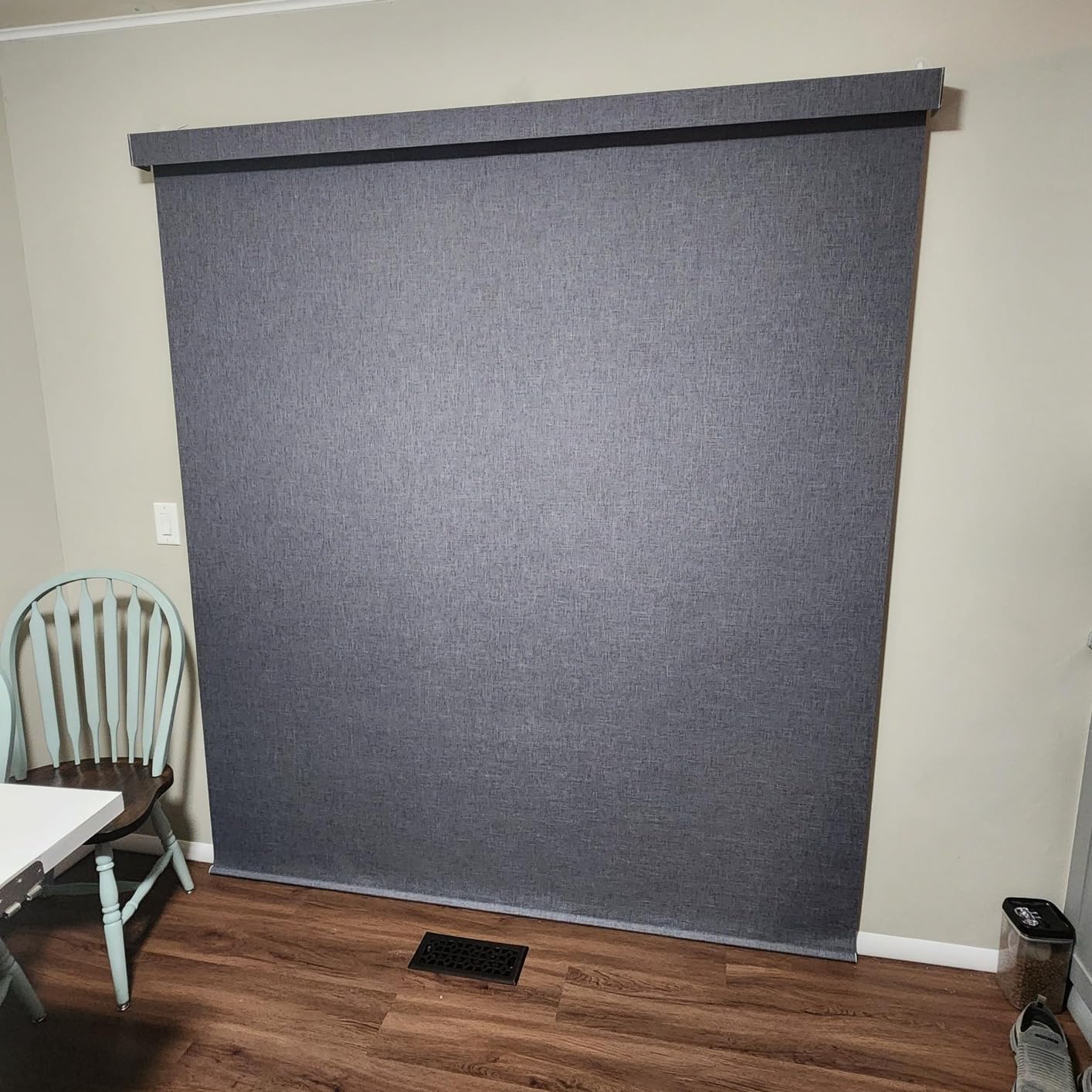 Yoolax Motorized Blinds with Remote, Blackout Smart Blinds Automatic Blinds for Windows, Electric Window Shades Compatible with Alexa Roller Window Shades with Valance (Linen Beige, 34