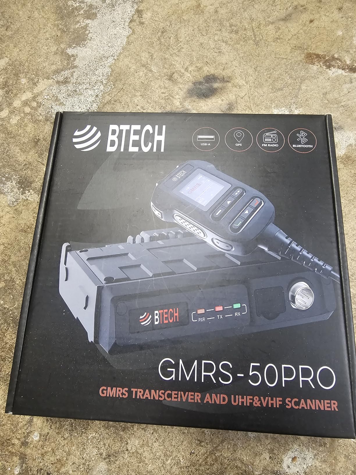 BTECH GMRS-50PRO IP54 Weatherproof 50-Watt GMRS Base Station Radio with Bluetooth, GPS, NOAA, and Advanced Features, Dual Band (VHF/UHF) Scanner, Long Range Two-Way GMRS Walkie Talkie customer photo 2