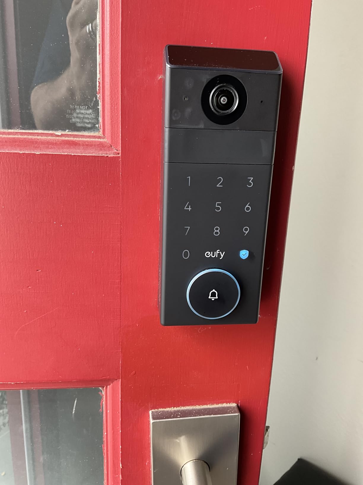 eufy Security Smart Lock FamiLock S3 with Palm Vein Recognition, Keyless Entry Door Lock for Front Door, Wi-Fi Keypad Deadbolt+ 2K HDR Doorbell Camera, 16 GB Built-in Storage, BHMA 1, No Monthly Fee customer photo 1