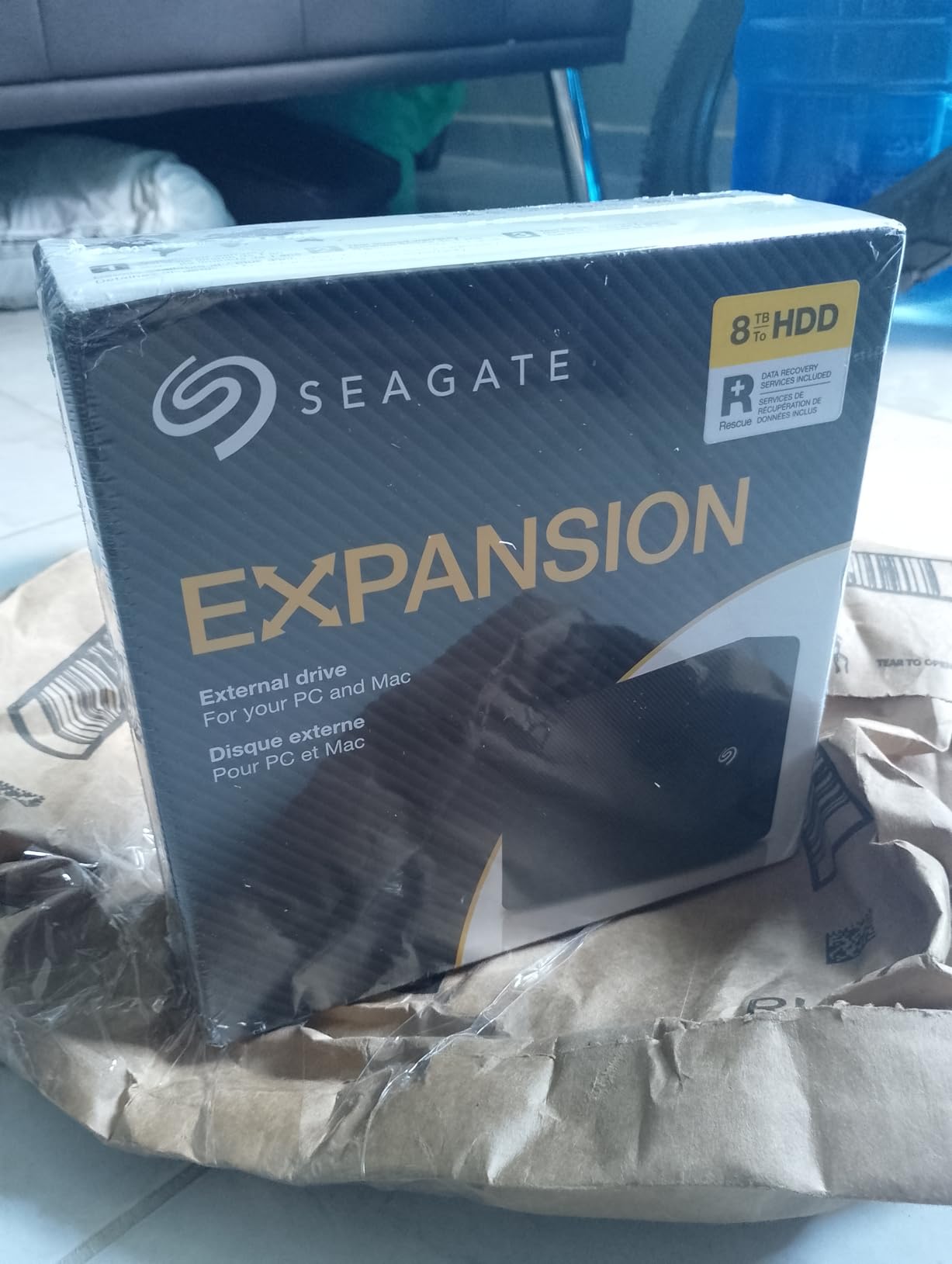 Seagate Expansion 22TB External Hard Drive HDD - USB 3.0, with Rescue Data Recovery Services (STKP22000400) customer photo 1