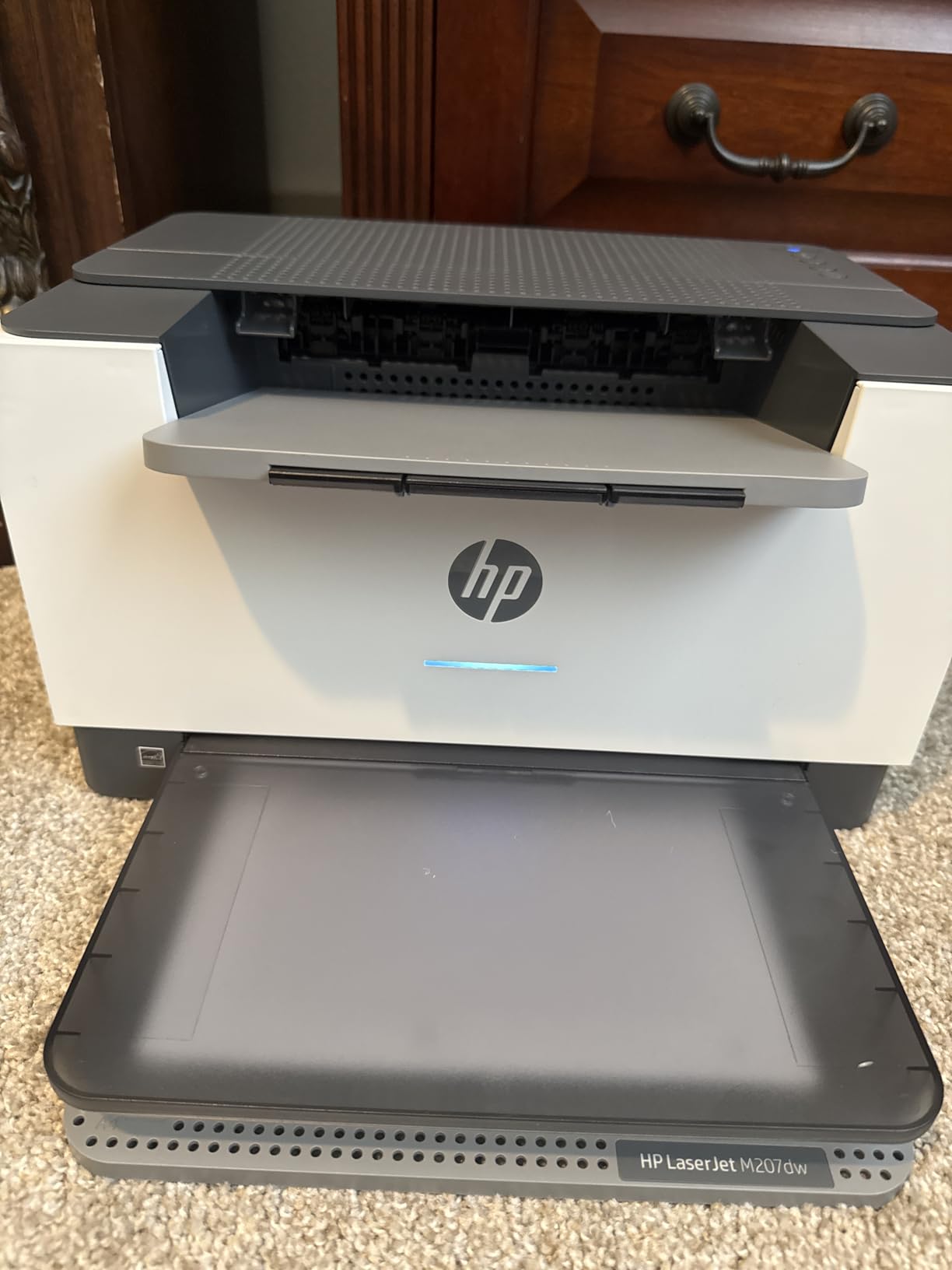 HP LaserJet M207dw Laser Wireless Printer, Black and White, Duplex, Best-for-Office customer photo 2