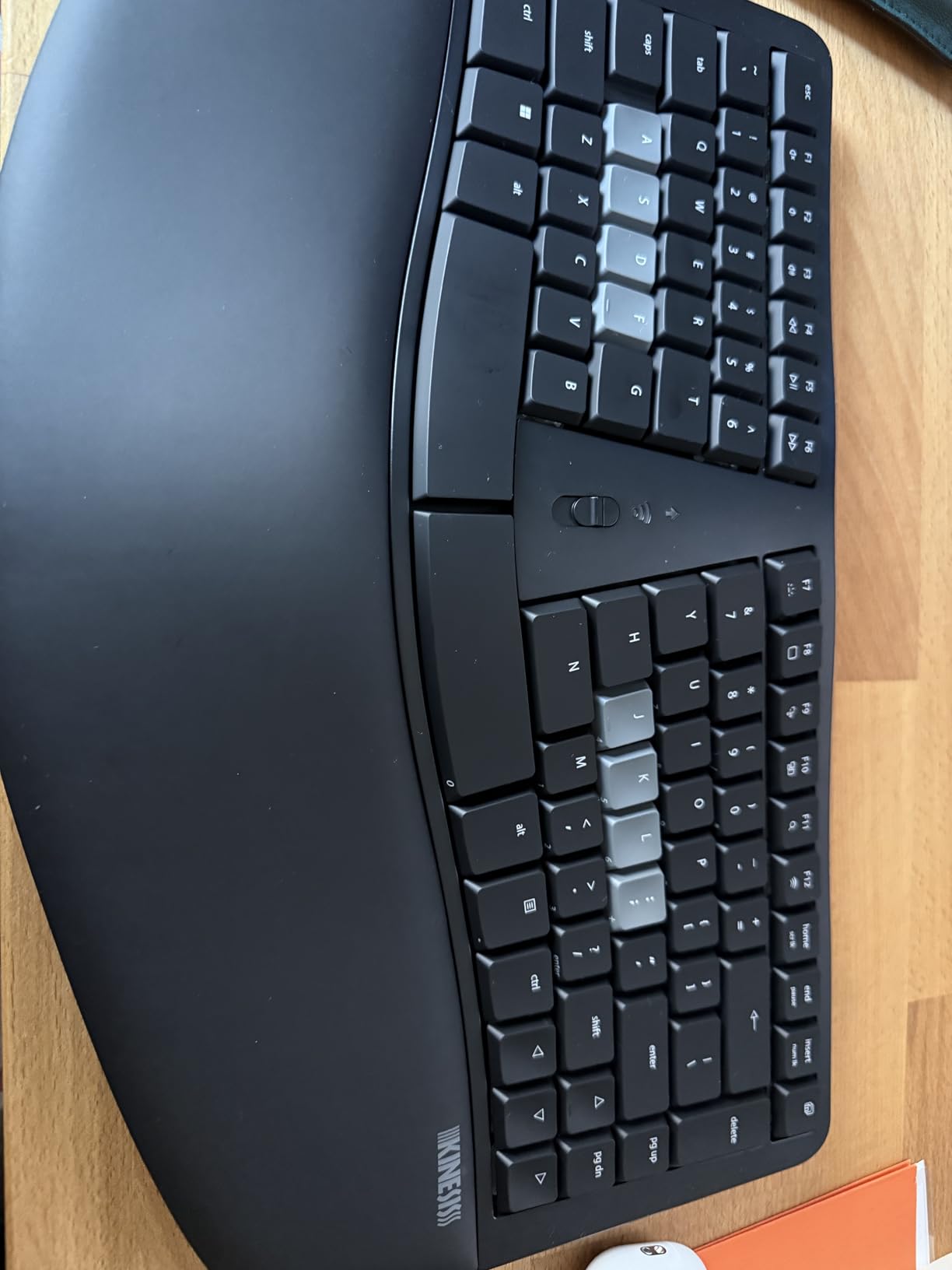 KINESIS mWave Ergonomic Keyboard for PC (Black) | Mechanical Switches | Bluetooth & USB | Programmable | Backlit | Windows Modifiers & Hotkeys customer photo 2