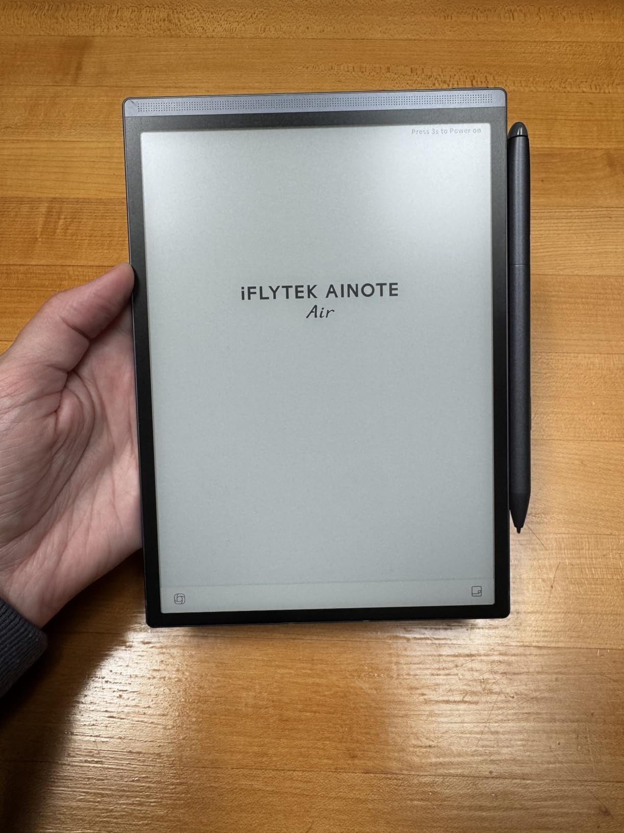 iflytek AINOTE Air 2, 8.2-inch E Ink Tablet for Meetings, AI Note Taking Tablet with Black Folio Case, Voice-to-Text Transcription, Multi-Languages Chatgpt Support, Digital Notebook for Work/Study customer photo 2