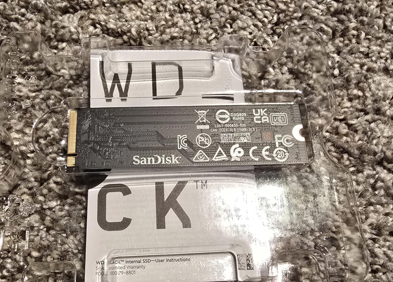 WD_Black SN7100 4TB NVMe SSD - Gen4 PCIe, M.2 2280, Up to 7,000 MB/s Read Speed, Up to 6,700 MB/s Write Speed, Next Gen TLC 3D NAND, for Laptops, Handheld Gaming Devices customer photo 1