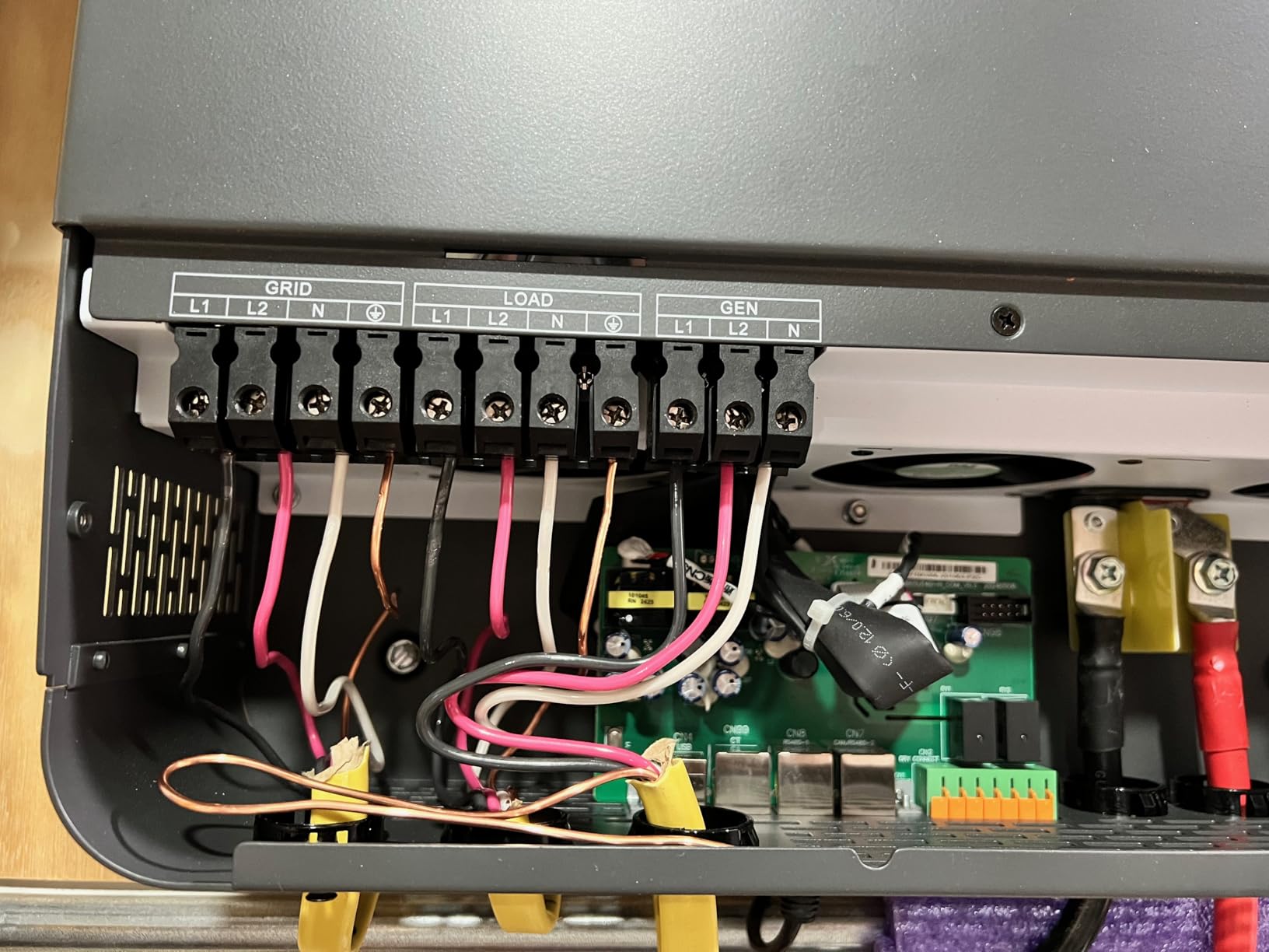 PowMr 10000W Solar Inverter 48V to 110V/240V Split Phase Pure Sine Wave Hybrid Inverter with 200A MPPT Controller, Support Parallel 6 inverters, for Lead Acid/Lithium Battery and Batteryless Run customer photo 2