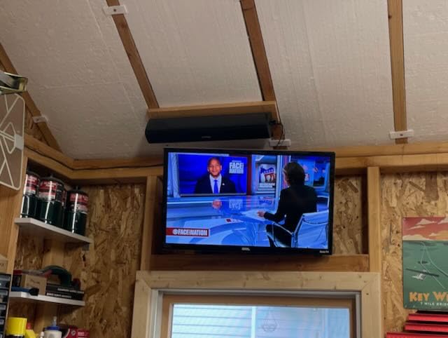Saiyin Sound Bar, 17 inch Sound Bar for Smart TV with Bluetooth 5.3/Optical/AUX Connection customer photo 1