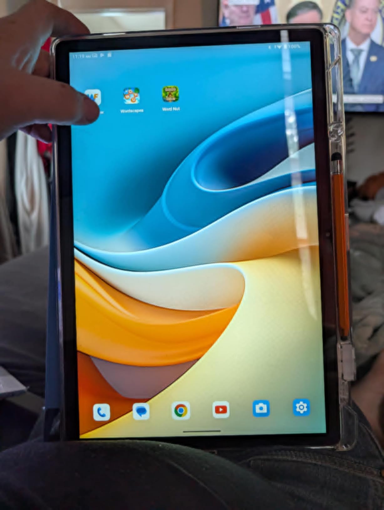 14 inch Large Screen Tablet, Android 15 Tablet 16GB RAM 256GB ROM, 1920 * 1200 IPS FHD Display, Widevine L1, 10000mAh 18W Charging, Wi-Fi & Bluetooth, 4G LTE, with Stand Case & Stylus customer photo 2