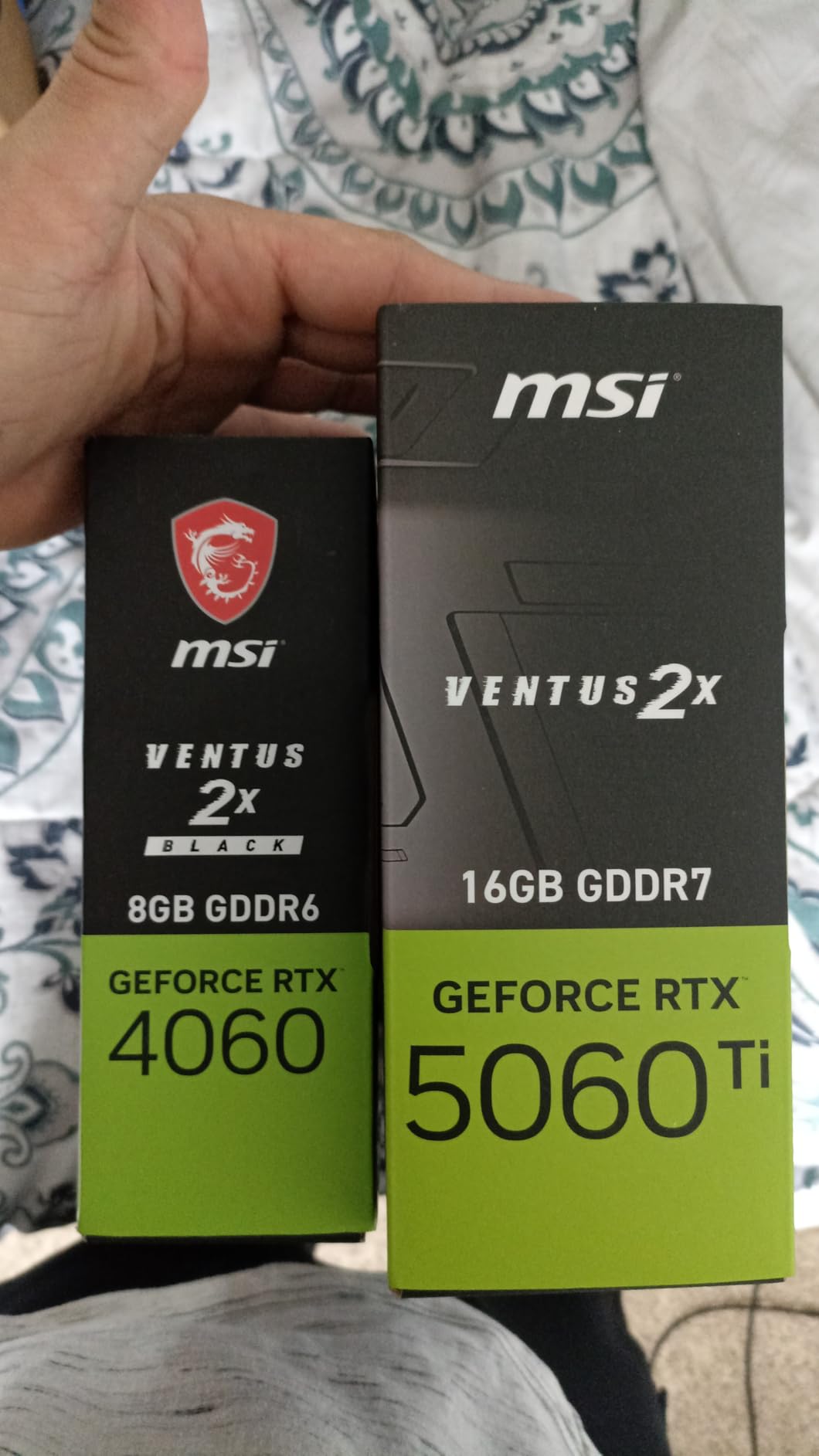 MSI Gaming RTX 5060 Ti 16G Ventus 2X OC Plus Graphics Card - 16GB GDDR7, NVIDIA Blackwell Architecture customer photo 2