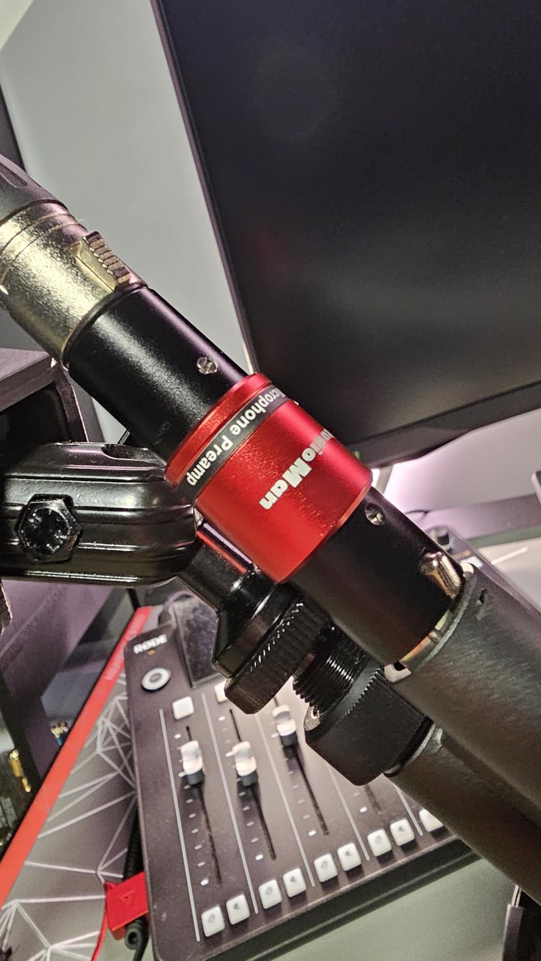 StudioMan DPM1 XLR Dynamic Microphones Preamp, 29dB Gain & Low-Noise Signal Boost, Plug-and-Play Metal Adapter, 48V Phantom Power Required customer photo 1