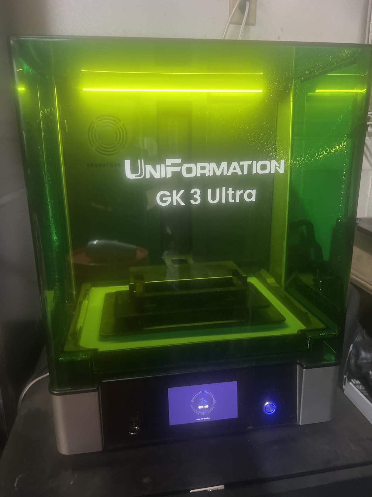 UniFormation GK3 Ultra 13.5-Inch Large Resin 3D Printer 16K High-Resolution LCD 3D Resin Printer Big Build Volume 11.8x6.3x11.8in, Auto Resin Heating, Auto Feeding System for Professional 3D Printing customer photo 1
