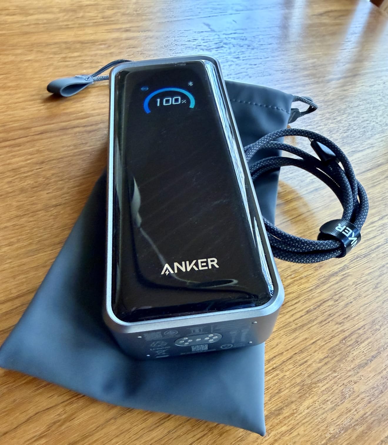 Anker Prime Power Bank, 26,250mAh 3-Port Portable Charger with 300W Max Output, Two-Way Charging, TSA-Approved, App Control, for MacBook, iPhone, and More (Base Not Included) customer photo 1