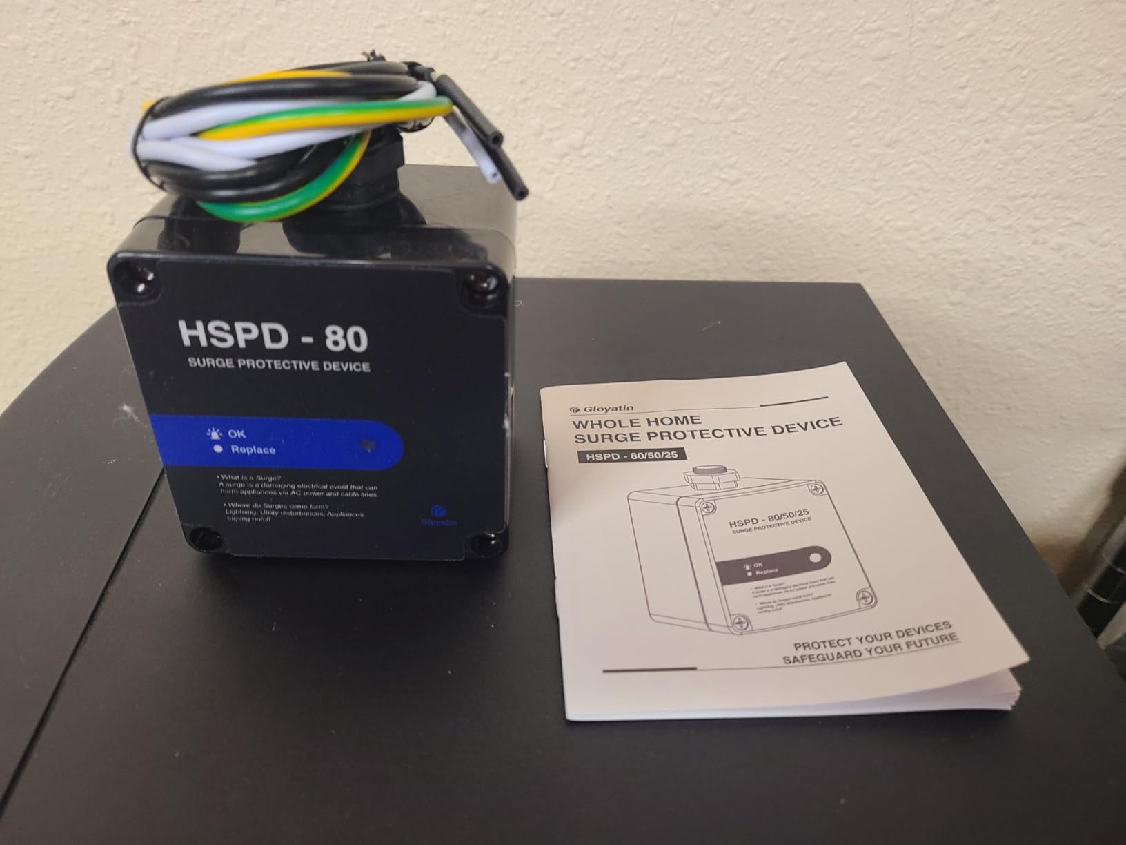 HSPD Square Whole Home Surge Protective Device, Type 1 SPD, Whole House Surge Protector, AC Surge Protection, 120/240VAC (HSPD-25) customer photo 2