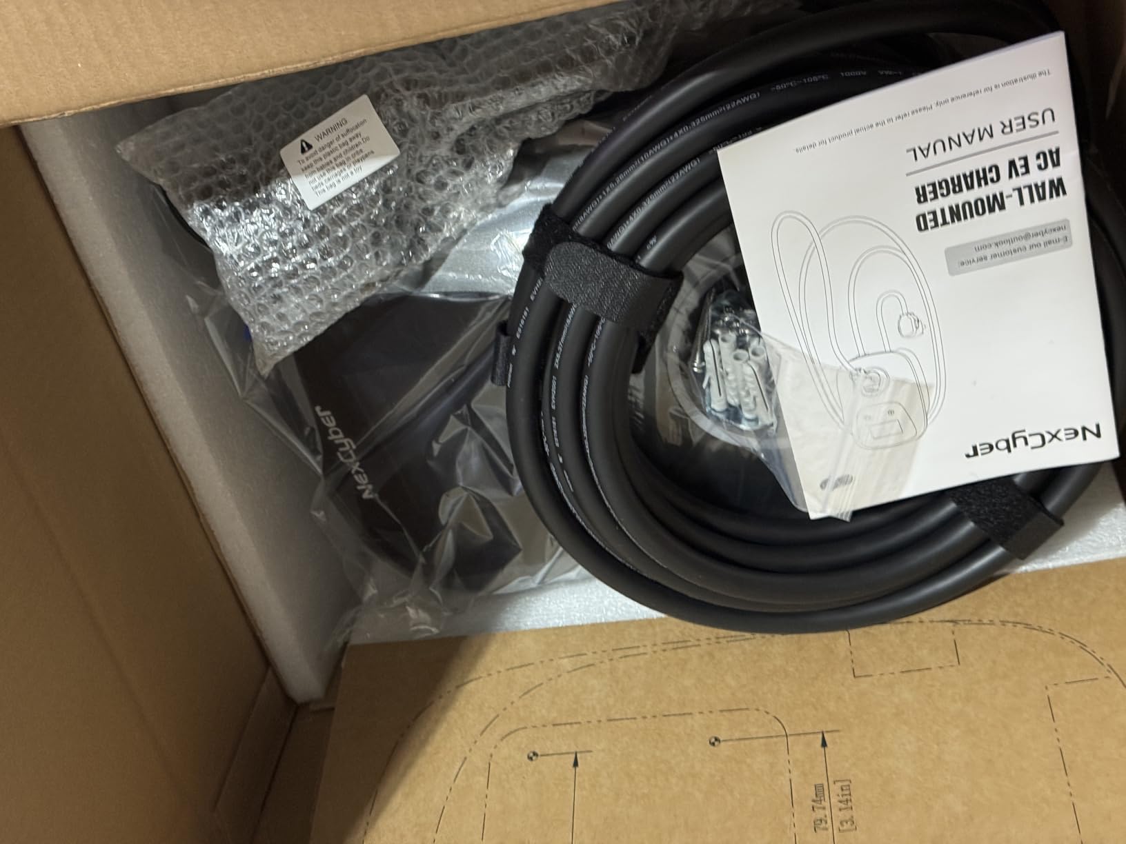 Level 2 EV Charger (WiFi APP/Plug-Play), 48A, 25ft Cable ETL Certified, Home Level 2 EVSE Car Charger w/ J1772 Connector, Electric Vehicle Charging Stations (Black, Nema 14-50P Plug) customer photo 1