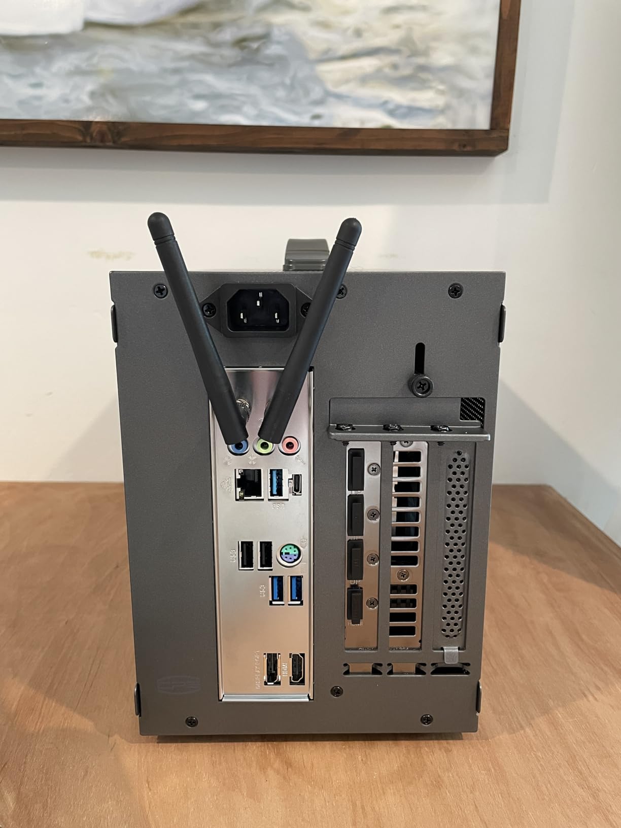 PCCOOLER CPS K101 Mini ITX PC Case, Mesh High Airflow SFF Chassis, Fits 340mm GPU, 3X 12015 Slim Fan Support, Ergonomic Handle, Tool-Free Side Panels, USB 3.0 & Type-C (PCIe Riser Cable Not Included) customer photo 2