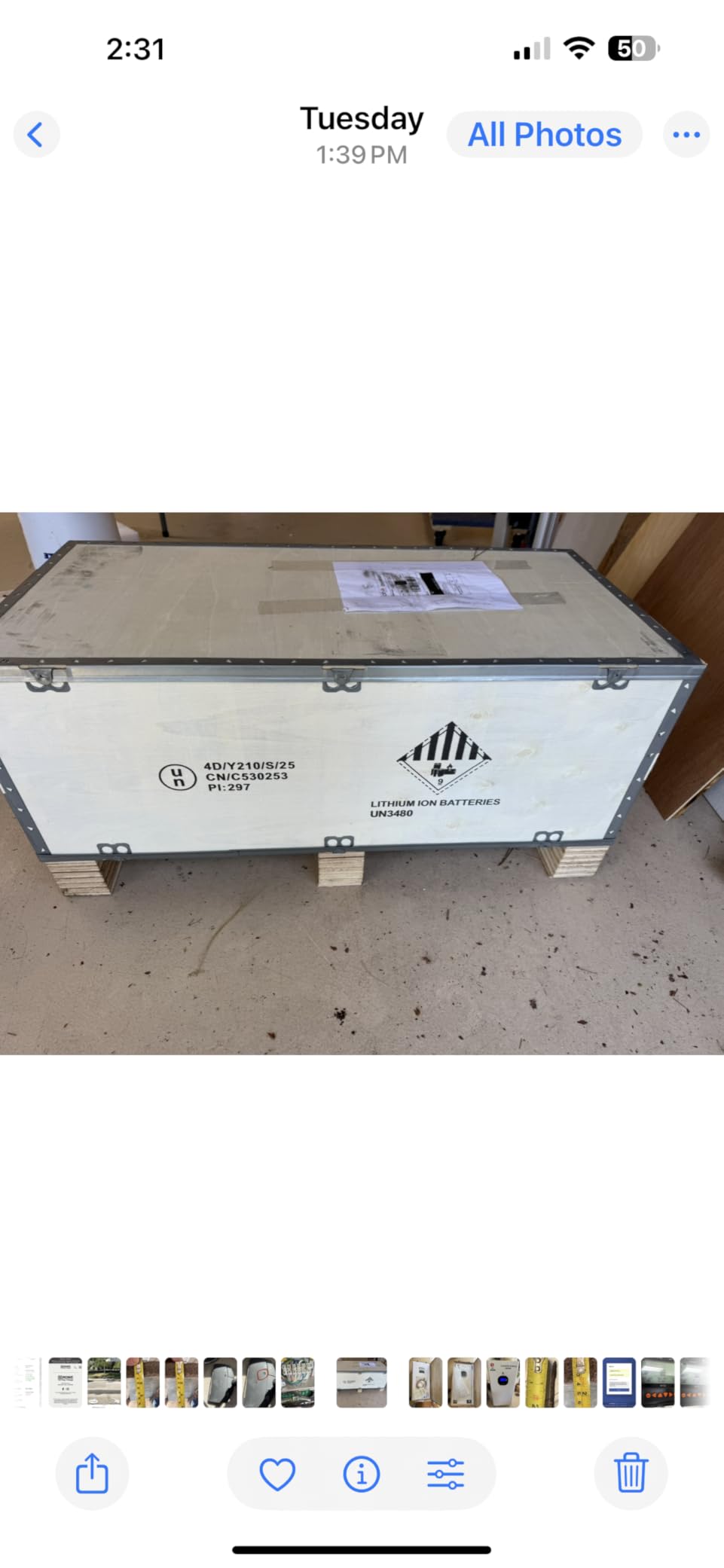 16kWh LiFePO4 48V (51.2V) 314Ah Lithium Battery, Build in 200A BMS Deep Cycle with CAN and RS485 Communication Interface, Ideal for Home Energy Storage, Solar System, Off-Grid customer photo 1