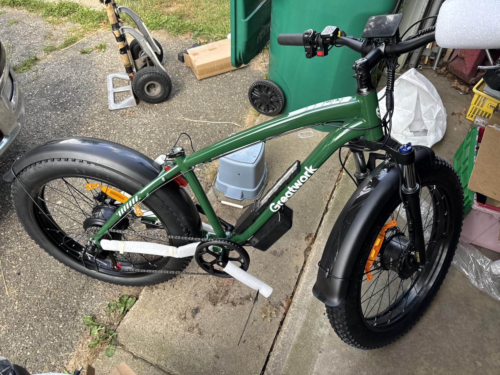 GREATWORK 52V 5000W Peak Dual Motor Electric Bike for Adults, 1300Wh Battery, Up to 45MPH & 100 Miles Range, 26