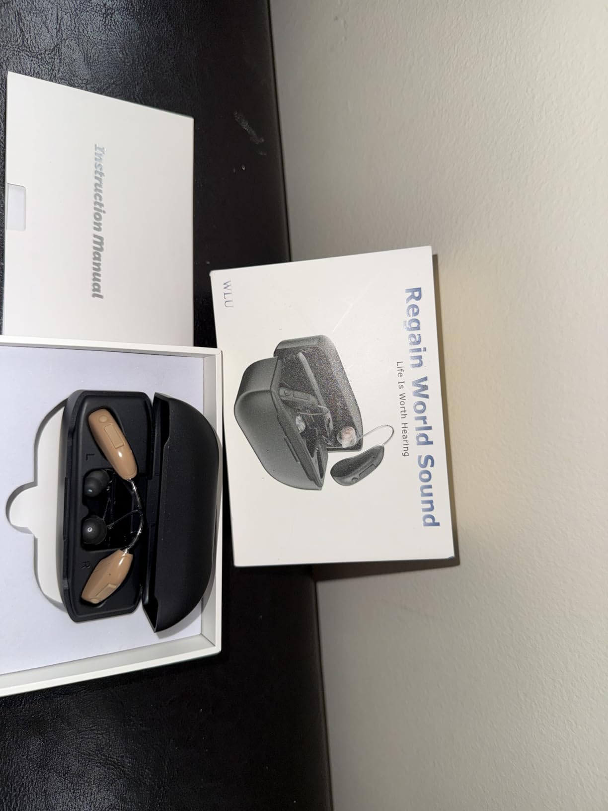 Hearing Aids Rechargeable Hearing Aids for Seniors with Moderate Hearing Loss, Hearing Amplifiers for Seniors with Noise Cancellation and Volume Control, Clear Sound Hearing Amplifiers, Black customer photo 2