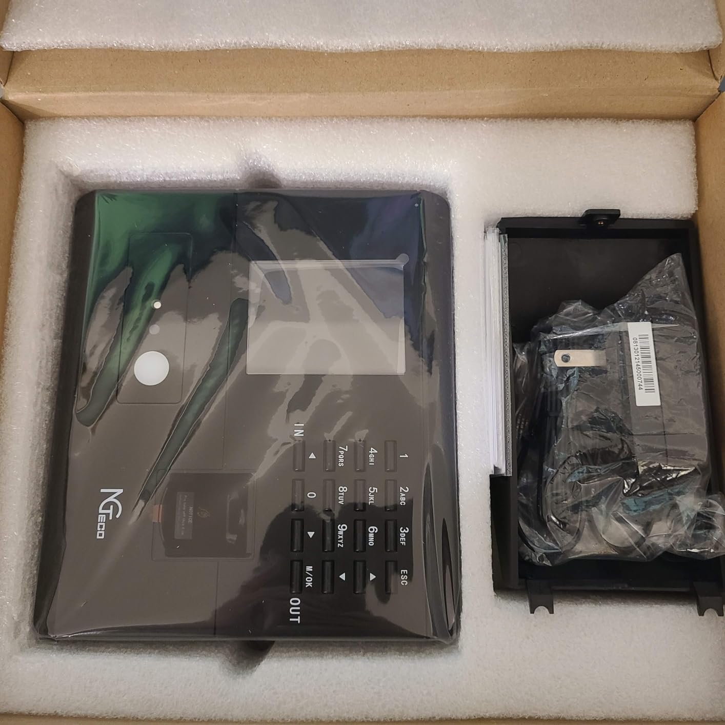 NGTeco APP-Based Time Clocks, 4-in-1 (Face, Fingerprint, RFID, PIN) Times Clock for Employees Small Business with iOS & Android APP customer photo 1