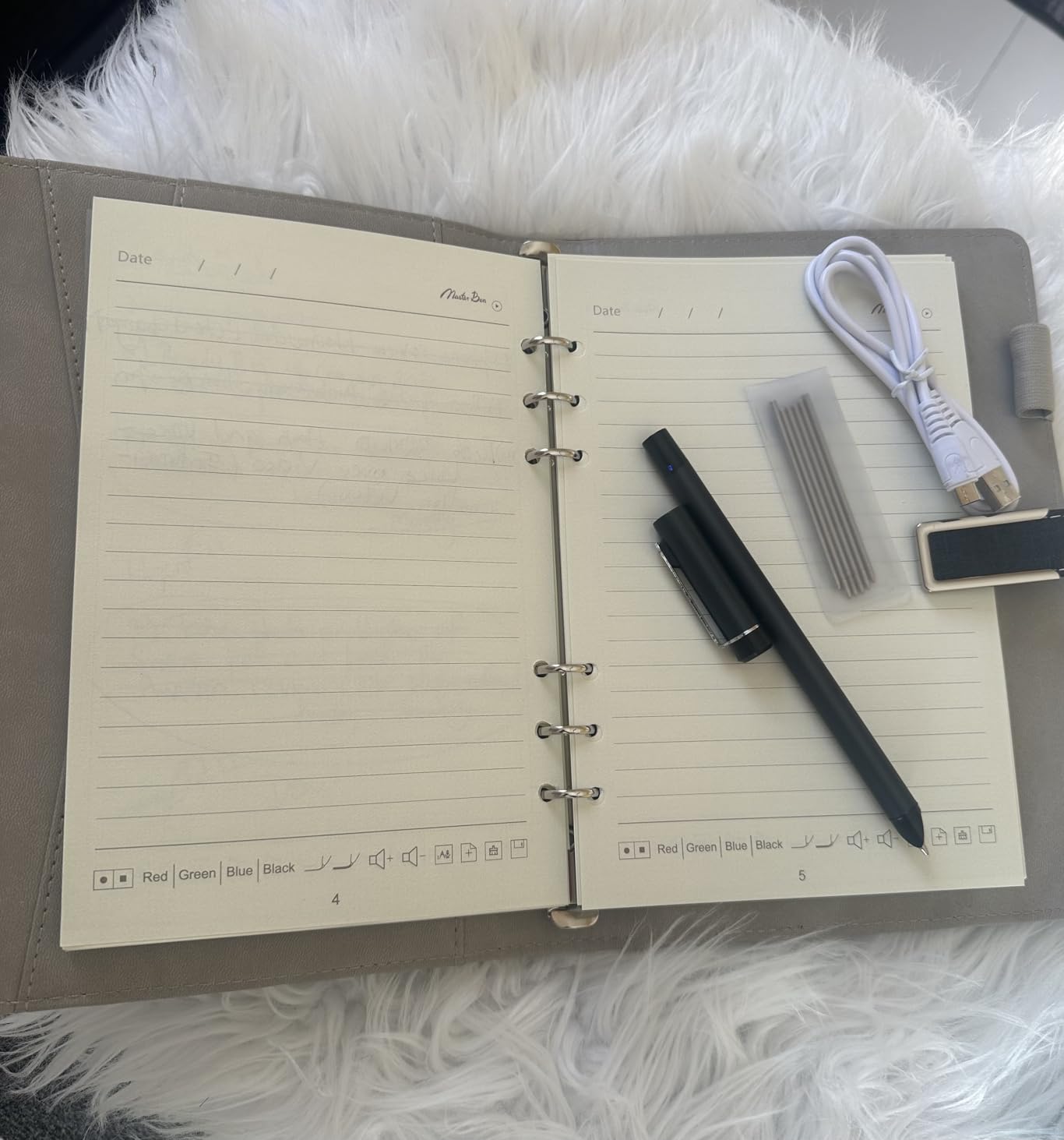 Smart Sync Pen for Note Taking, Digital Notebook with Pen, Enables Synchronized Handwriting, OCR to Text, Offline Storage, Audio Recording and Note Sharing customer photo 1
