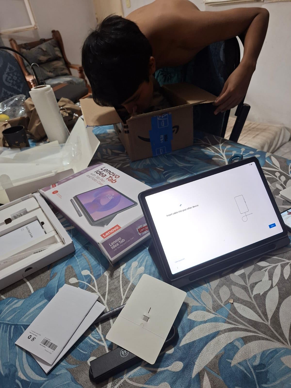 Lenovo Idea Tab - College Tablet - 11 inch 2.5K IPS Touchscreen Display - 90Hz - MediaTek Dimensity 6300-8 GB Memory - 256 GB Storage - Integrated Arm Mali-G57 MC2 - Tab Pen and Folio Case customer photo 2