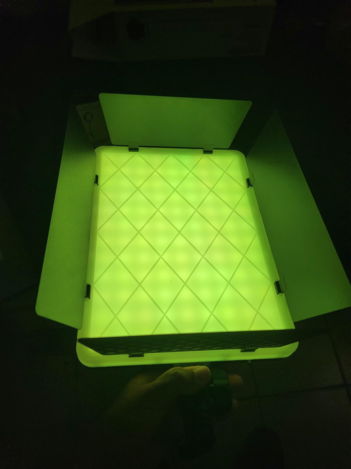 NiceVeedi 40W RGB Photography Lighting with 20 Effects, 360° Full Color/2700-6500K Studio Lights with Remote & Display, Lighting for Video Recording/Photography/Streaming/YouTube/TikTok/Content Creat customer photo 2