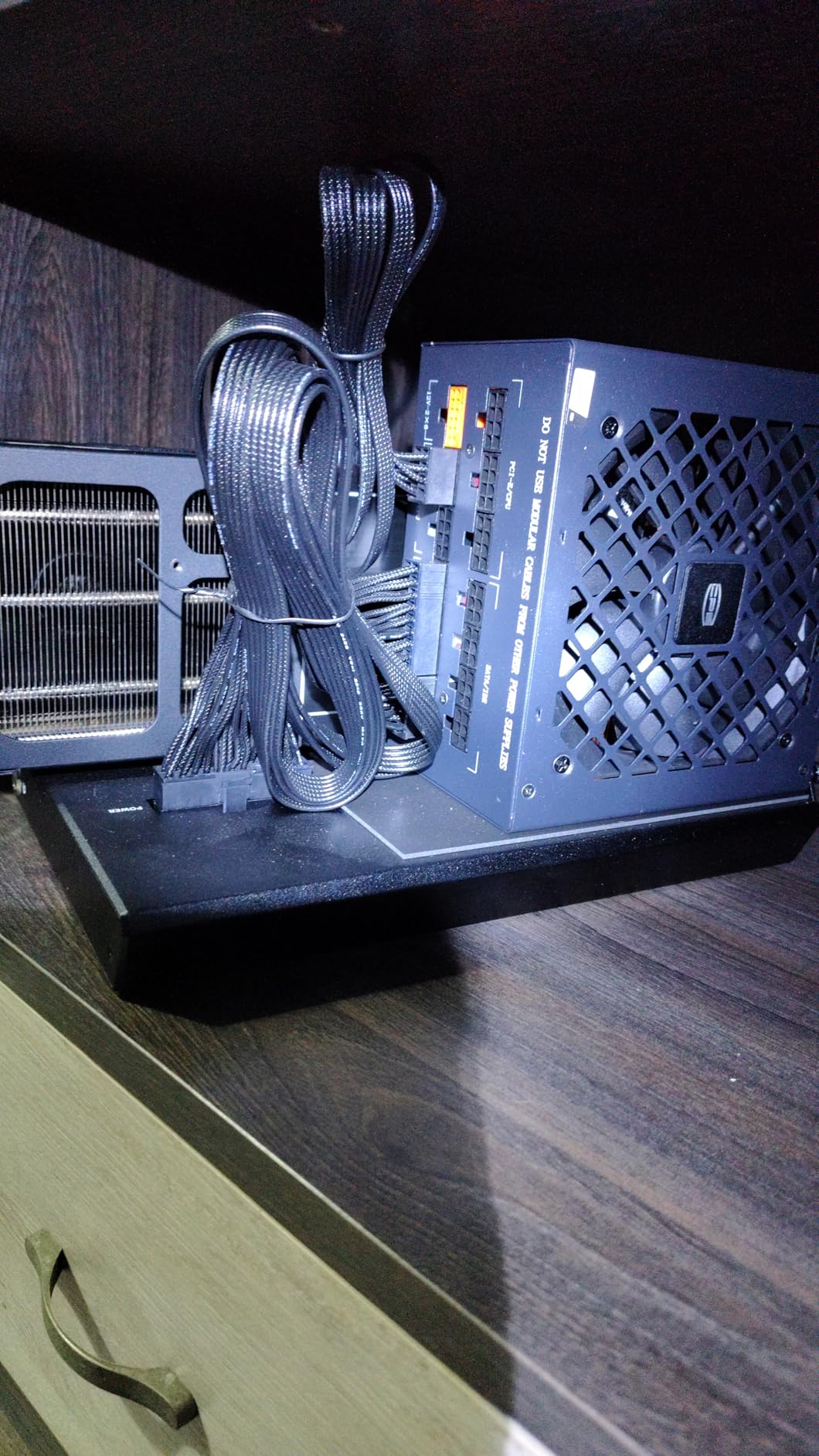 PCCOOLER PSU Fully Modular Power Supply, 750W ATX 3.1, 80 Plus Gold Certified, PCIe 5.1 12V-2×6, Japanese Capacitors, Ultra-Flexible Cables, 5-Year Warranty(KN750) customer photo 2