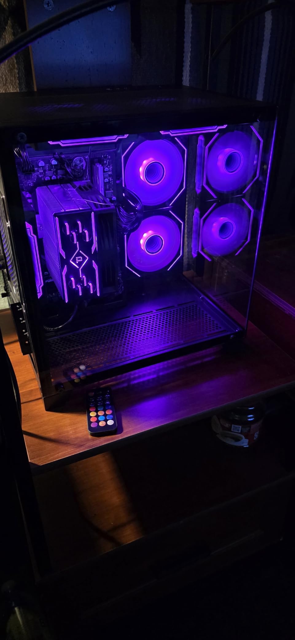 Gaming PC Desktop, AMD Ryzen 7 5700G 3.8GHz, 16GB DDR4 3200MHz RAM, 1TB NVMe SSD, 550W Bronze Power Supply, ARGB Fans,Tower Computer for Office,Light Gaming,Photo Editing customer photo 1