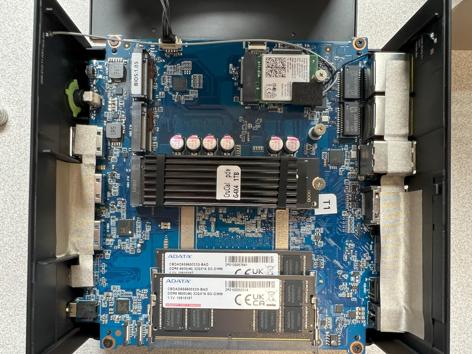 GMKtec M3 Ultra Mini PC with Intel Core i7 12700H (14C/20T 4.7 GHz), 32GB DDR4 RAM+1TB NVMe SSD, Mini Desktop Computer Iris XE Graphics, Triple 4K Display, WiFi 6, BT5.2, USB-C customer photo 1