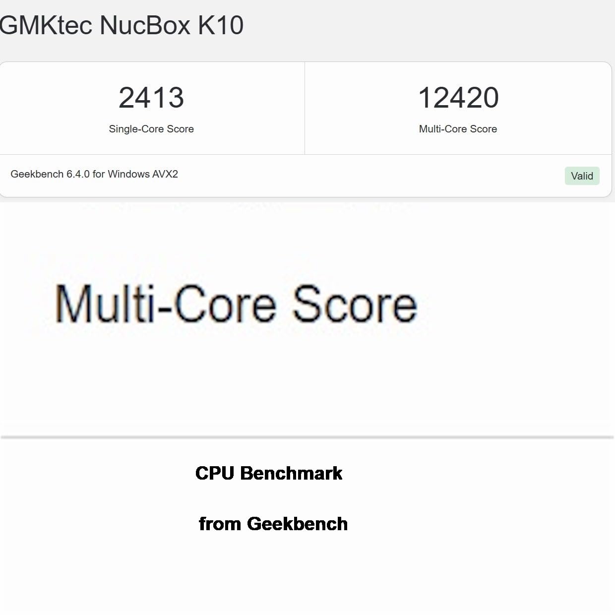 GMKtec M3 Ultra Mini PC with Intel Core i7 12700H (14C/20T 4.7 GHz), 32GB DDR4 RAM+1TB NVMe SSD, Mini Desktop Computer Iris XE Graphics, Triple 4K Display, WiFi 6, BT5.2, USB-C customer photo 2